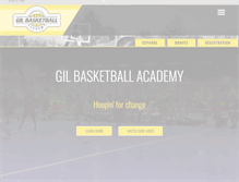 Tablet Screenshot of gilbasketballacademy.com